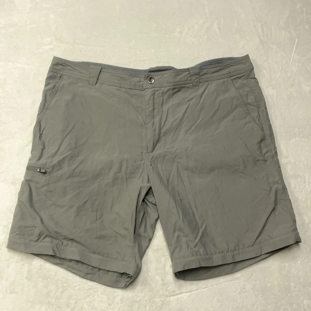 SCOTTeVEST Shorts Mens 42 Gray TEC 8 Pockets Nylon Outdoor Hiking Tactical